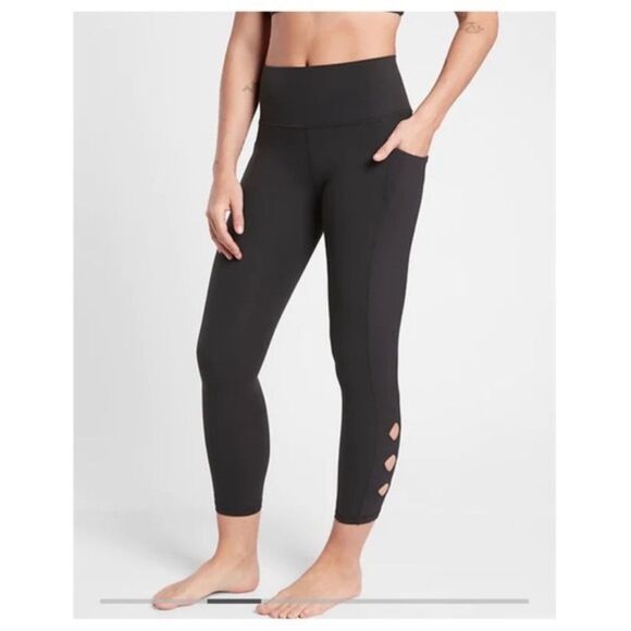 Athleta Salutation Stash Pocket II Cinch 7/8 S - Picture 1 of 8
